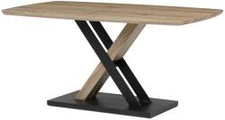 Autronic Étkezőasztal X San Remo 165 x 80 cm, tölgyfa, 165 x 80 cm