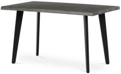 Autronic Étkezőasztal 130 x 80 cm, szürke tölgyfa, szürke
