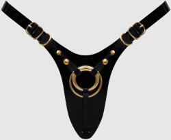 Strap On Me Leatherette Harness Fabulous One Size Black Glossy
