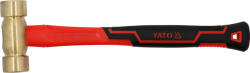 TOYA YT-45294 Sárgaréz kalapács 1000 g üvegszálas nyél (YT-45294)