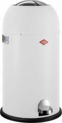 Wesco Kickmaster Soft 33 literes pedálos fém szemetes - Matt fehér (112773)