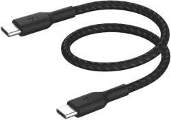 Belkin CAB004BT0MBK USB-C apa - USB-C apa Adat- és töltőkábel 15cm - Fekete (CAB004BT0MBK) (CAB004BT0MBK)