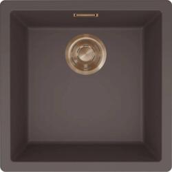 Elleci - Mosogatótálca Zen 102 Keratek K87 Cocoa bronz tartozékokkal LKZ10287BRZ (LKZ10287BRZ)
