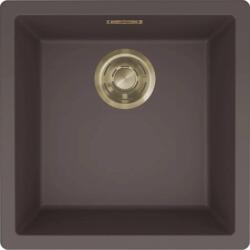 Elleci - Mosogatótálca Zen 102 Keratek K87 Cocoa arany tartozékokkal LKZ10287GLD (LKZ10287GLD)