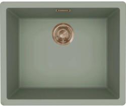 Elleci - Mosogatótálca Zen 105 Keratek K82 Sage Green bronz tartozékokkal LKZ10582BRZ (LKZ10582BRZ)