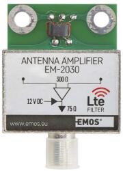 EMOS Antenna előerősítő 30dB 5-260 MHz, 470-790 MHz VHF/UHF J5803 (J5803)