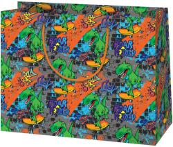 Cardex Cardex: Dínó deszka party nagy méretű ajándéktáska 26, 7x13, 7x33cm (49006) - jatekshop