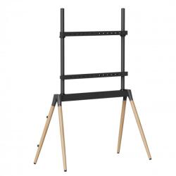 Gembird Suport podea pentru TV 55" - 86" Negru/lemn, Gembird TVS-86F-01-BK (TVS-86F-01-BK)