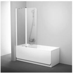 RAVAK Kádparaván CVS2-100 balos fehér + Transparent (7QLA0100Z1)