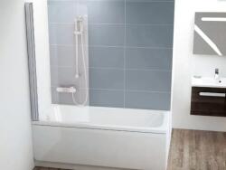 RAVAK Kádparaván CVS1-80 balos szatén + Transparent (7QL40U00Z1)