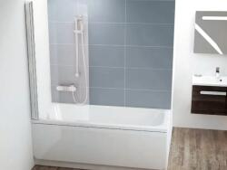 RAVAK Kádparaván CVS1-80 balos krómhatású + Transparent