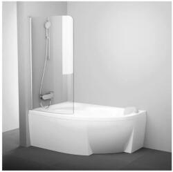 RAVAK Kádparaván CVSK1 Rosa 140/150 bal szatén+ Transp (7QLM0U00Y1)