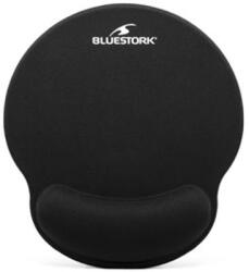 Bluestork Egérpad - BS-PAD-ERGO (250x225x22mm, fekete) (BS-PAD-ERGO) - pixel