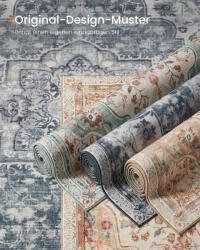 Songmics Home Vintage Stílusú Cappuccino Bézs Szőnyeg Csúszásmentes Felülettel (EUZ-TAR037K01)