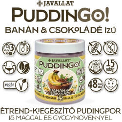Javallat PuddinGo! ® Banán és csokoládé ízű étrend-kiegészítő pudingpor