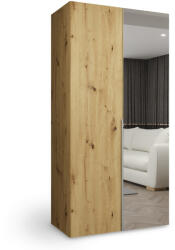  ALICANTE 2 ruhásszekrény 100x202x52 - artisan tölgy (10000014684)