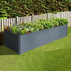  Komplex fém kerti magaságyás 240x90x58 cm 1250L