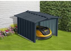  Komplex fém robotfűnyíró garázs antracit 88x86x60cm