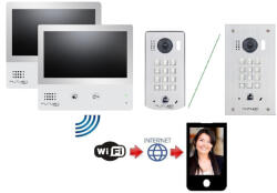 Futura Digital Színes 2 beltéris, WIFI-s videó kaputelefon szett 7 col, mechanikus kódzárral. FUTURA VDK-47121/611/MK (VDK-47121/611/MK)