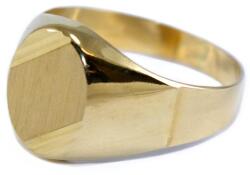 Ékszershop Sárga arany ovális vésett pecsétgyűrű (1312550)