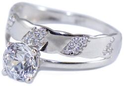 Ékszershop Dupla fehérarany eljegyzési gyűrű (1280251)