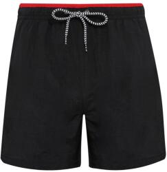 Asquith & Fox Șort de baie pentru bărbați - Neagră / roșie | XL (AQ053-1000406420)