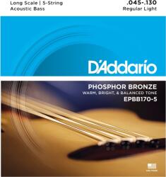 D'addario EPBB 170 5-húros Akusztikus Basszusgitárhúr (34" Long Scale)