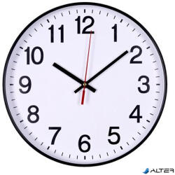 Office Products Falióra, 30 cm, OFFICE PRODUCTS, fekete keret (13223011-05) - alter