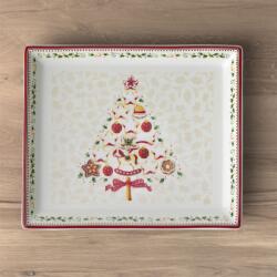 Villeroy & Boch Winter Bakery Delight szögletes süteményestál 27x22, 5cm (1486122856)