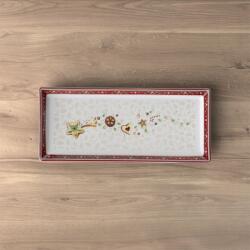 Villeroy & Boch Winter Bakery Delight szögletes süteményes tál 39x17cm (1486122797)