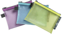 Exacompta Rendszerező tasak, cipzáras, hálós, A6, EXACOMPTA "Pop'NCo", vegyes (38120E) - iroszer24