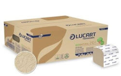 Lucart EcoNatural 210I, V hajtott toalettpapír, 2rétegű, 210lap/cs. , 40cs. /kart