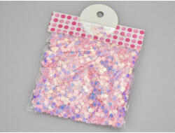  Szivárvány flitter rózsaszín 25g/csomag - papelito