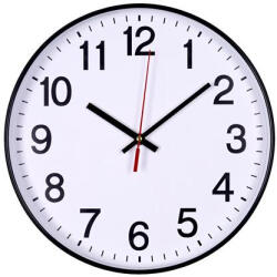 Office Products Falióra, 30 cm, OFFICE PRODUCTS, fekete keret (D301105) - onlinepapirbolt