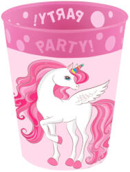 Procos Unikornis Rainbow Colors micro prémium műanyag pohár szett 4 db-os 250 ml (PNN96763)