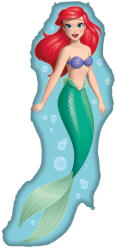  Disney Hercegnők Ariel Curious fólia lufi 40x99 cm (PNN97467) - oliviashop