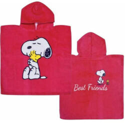  Snoopy Best Friend strand törölköző poncsó 50x100 cm (BRM237094) - oliviashop