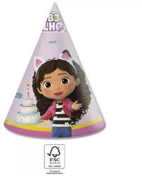  Gabi babaháza Friends parti kalap, csákó 6 db-os FSC (PNN95762)