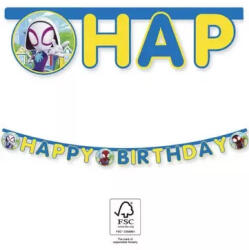  Pókember Spidey Happy Birthday felirat FSC 2 m (PNN94881) - oliviashop