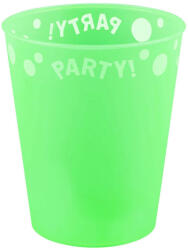 Procos Green Fluorescent, Zöld pohár, műanyag 250 ml (PNN96049)