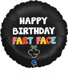  Happy Birthday Fart Face fólia lufi 46 cm (GBBG78087) - oliviashop