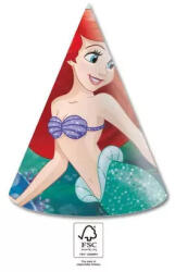  Disney Hercegnők, Ariel Curious Parti kalap, csákó 6 db-os FSC (PNN95458)