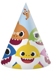  Baby Shark Fun in the Sun parti kalap, csákó 6 db-os (PNN92546)