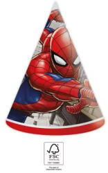Pókember Crime Fighter parti kalap, csákó 6 db-os FSC (PNN93952) - oliviashop