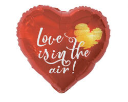  Szerelem Love Is In The Air fólia lufi 37 cm (MLG168433) - oliviashop