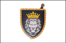  Fa Pajzs karddal - Oroszlán király (PZ-10165)