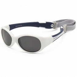 Koolsun Ochelari de soare KOOLSUN, 0-3 ani - Flex - White Navy