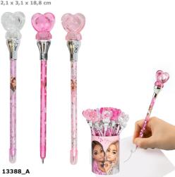  TOPModel Golyóstoll Leddel, FEHÉR SZÍVVEL MY BFF