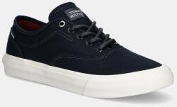 Tommy Hilfiger sportcipő TH HI VULC LOW OXFORD TWILL sötétkék, FM0FM05400 - sötétkék Férfi 41