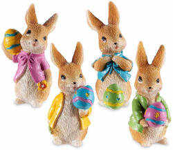 Decorer Set 4 figurine Iepurasi Paste 3.5x3x6.5 cm (A55.39.46)